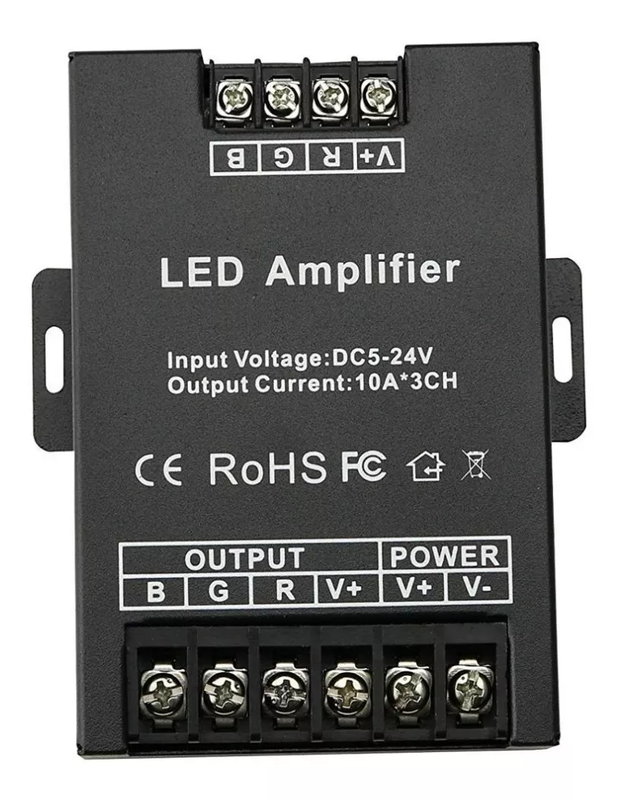 Amplificador RGB 20A/Canal