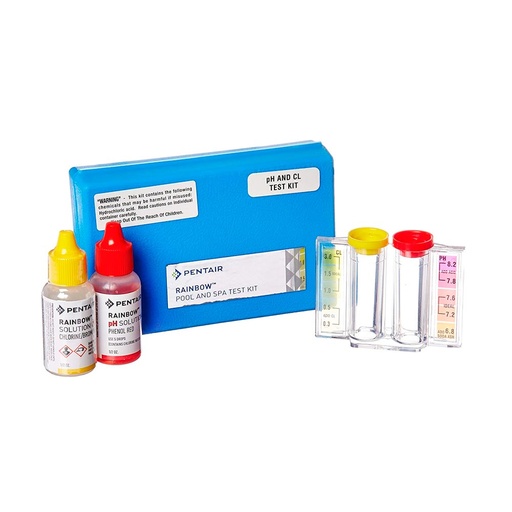 Kit de prueba de pH y cloro 2 en 1. Pentair